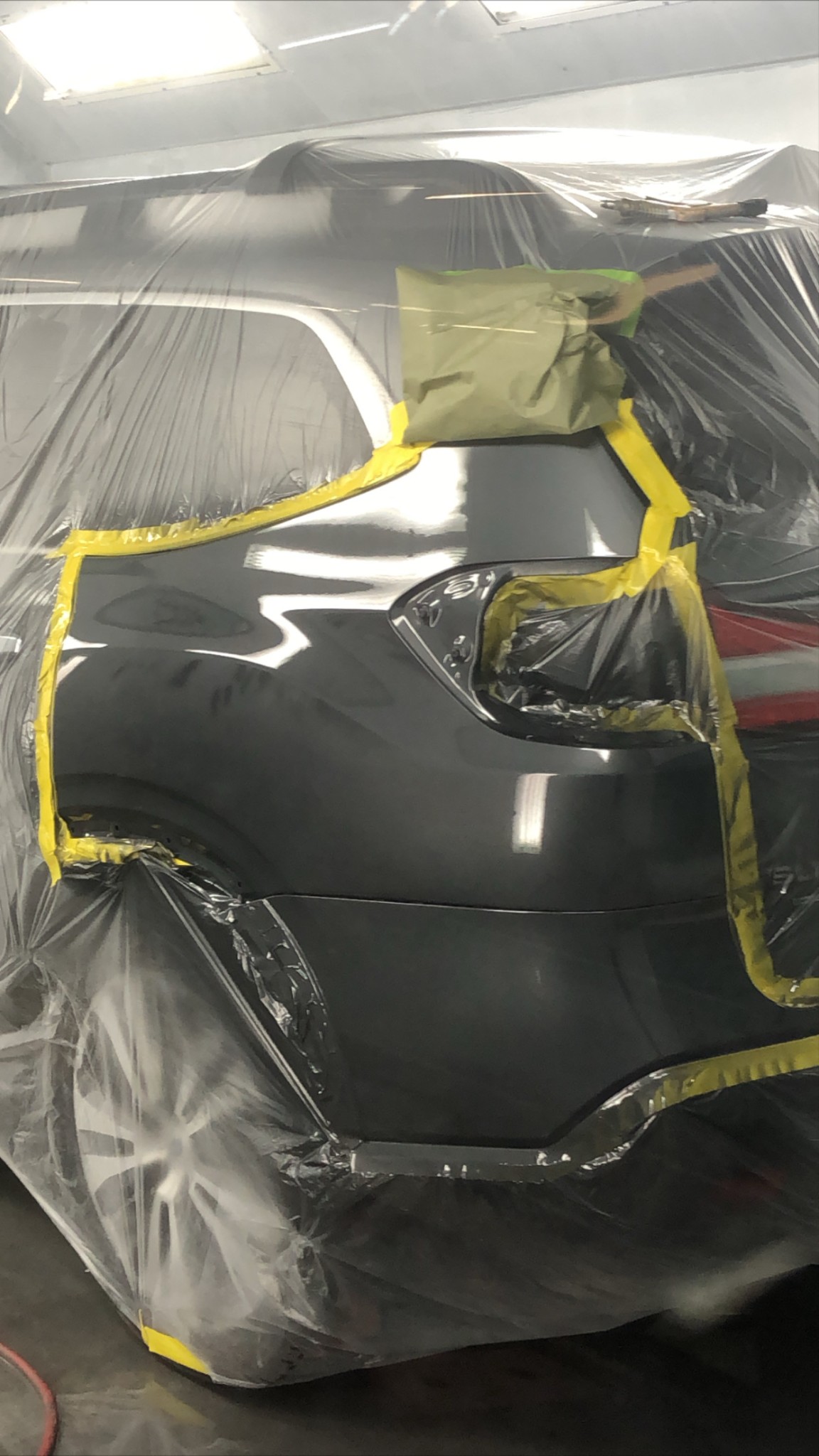 Quarter panel after - Subaru freshly painted